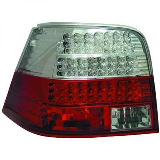 Design Rckleuchte Set Led ROT-WEISS Limo