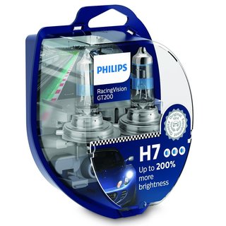Philips H7 12V 55W PX26d RacingVision GT200 2St